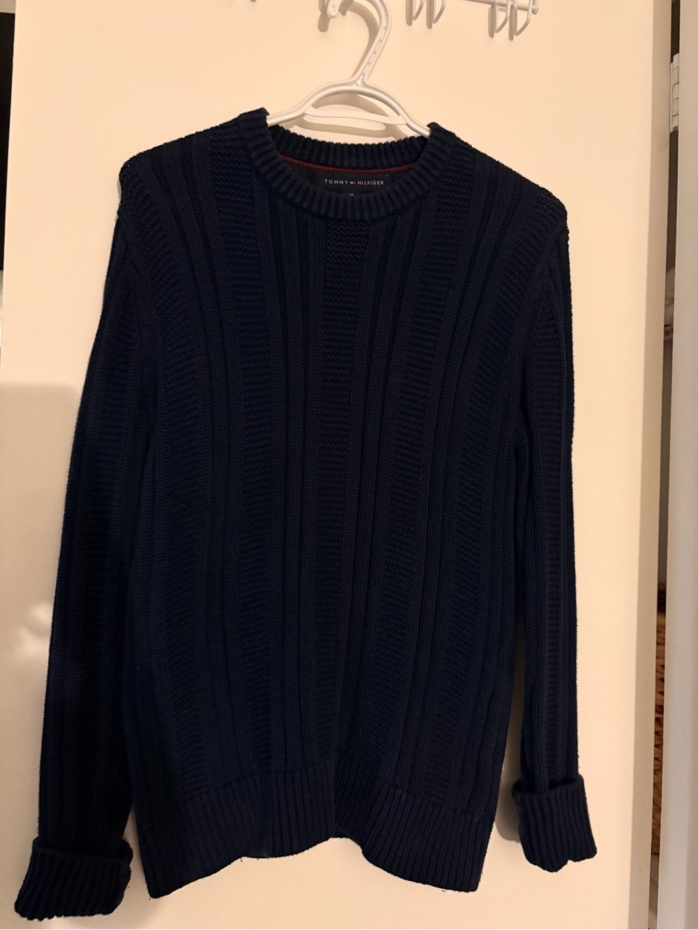 Tommy Hilfiger Men’s Navy Knit Sweater